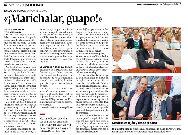 toros 2012 marichalar